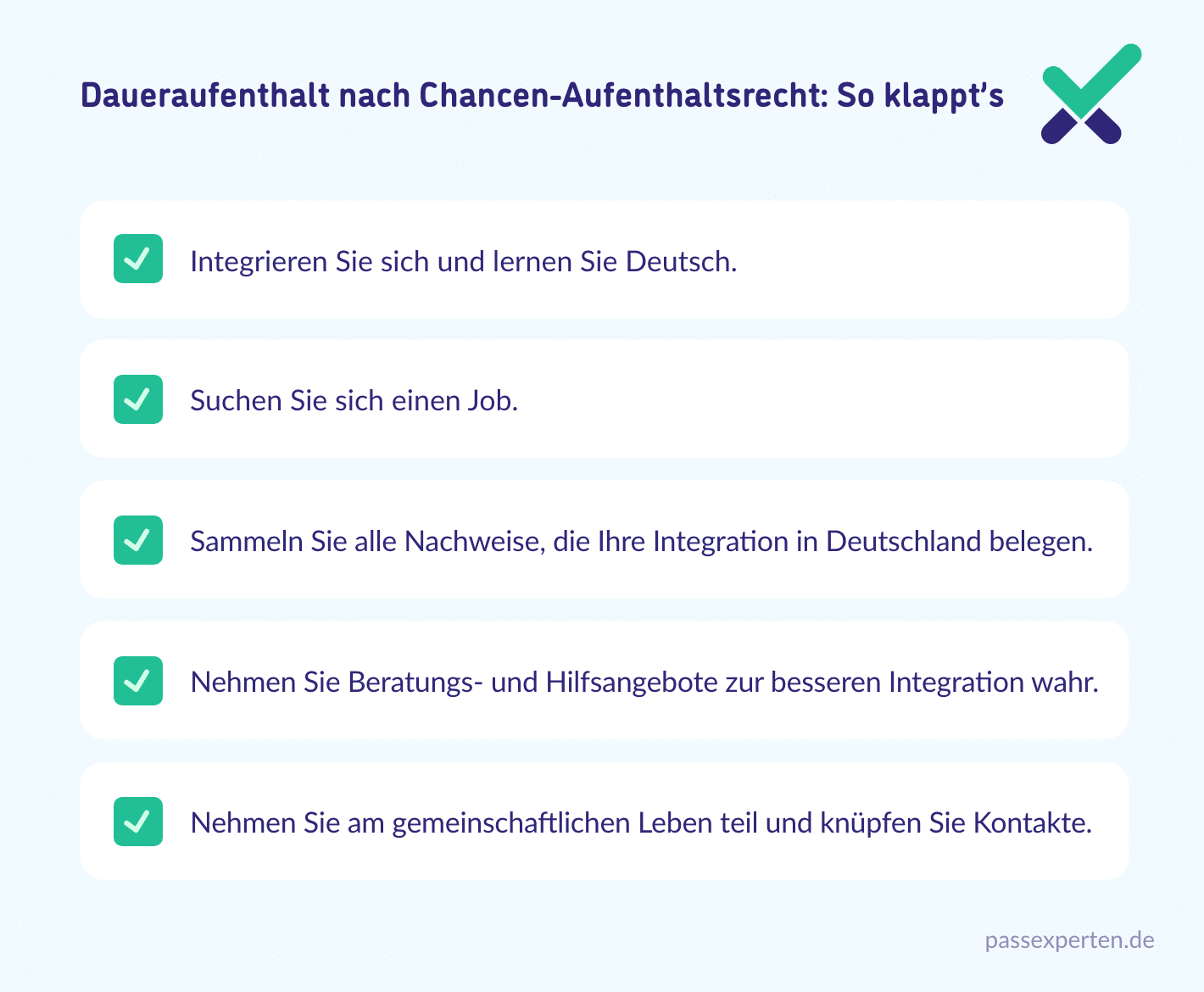Daueraufenthalt nach Chancen-Aufenthaltsrecht: So klappt’s
